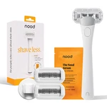 New Nood Shaving Starter Kit Premium Stainless Steel Refillable 5-BLADE. Fixed Price $21.02.