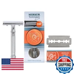Merkur 33C Double Edge Safety Razor Three-piece Design Closed Comb Short Handle. Fixed Price $64.84.