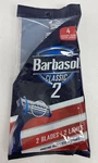 Barbasol Classic 2 Blades - 4 Pack. Fixed Price $5.00.