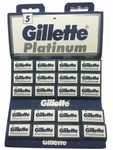 100 Gillette Platinum Double Edge Razor Blades 20X5 Russia. Fixed Price $29.95.