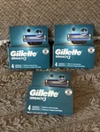 Gillette MACH3 Men's Razor Blade Refill Cartridges Pack Of 4 X3. Fixed Price $22.41.