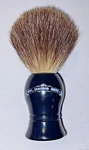 Colonel Conk Model 1001 Standard Pure Badger Shaving Brush Black Handle - Vgc. Fixed Price $24.95.