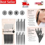 Dermaplane Facial Shaver & Eyebrow Razor - 12 Disposable Tools For Perfect Skin. Fixed Price $18.99.