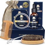 Kit W/beard Oil, Balm, Brush, Comb Unique Gifts For Men. Fixed Price $18.00.