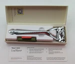 Leaf Triple Pivoting Razor Chrome Handle 10 Blades. Fixed Price $79.99.