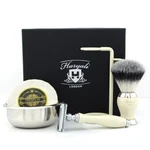 Haryali Shaving Set - Double Edge Safety Razor & Brush Best Mens Gift. Fixed Price $79.99.