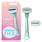 3-BLADE Razor Set W/aloe Moisture Bar Handle & 2 Refills For Sensitive Skin. Fixed Price $16.62.