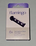 Flamingo Dermaplane Razor 6 Refill Cartridges, Japanese Stainless Steel, New. Fixed Price $10.00.