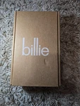 Billie Cool Blue Starter Kit 1X Razor Handle, 2X Blade Refills, Holder New W/box. Fixed Price $9.99.