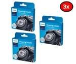 3 Pairs Of Philips Norelco Genuine SH50/52 Shaving Heads. Fixed Price $39.90.