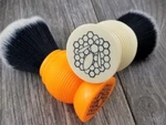 Techichi Shave Synthetic Tuxedo Beehive 26MM Shaving Brush. Fixed Price $22.50.