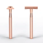 Safety Razor For And Women,all Double Edge Count (pack Of 1), Rose Gold. Fixed Price $20.91.