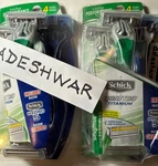 6 Schick Quattro Titanium 3 Hydro 5 Disposable Razors (8 Total Count). Fixed Price $64.72.