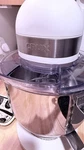 Crux 10-SPEED Electric Mixer White/silver Stainless Steel Bowl & 5 Attachments. Fixed Price $59.99.