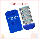 Harry's Plus Razor Refills - 4 Blade Cartridges With Bonus Travel Co. Fixed Price $22.34.