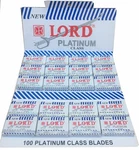 100 Lord Platinum Double Edge Razor Blades. Fixed Price $9.99.