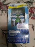Gillette Sensor 3 Cool Disposable Razors For 40 Shaves & Gel 2.5OZ. Fixed Price $15.00.