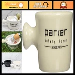 Deluxe Stoneware Apothecary Shaving Mug For 3 Shave Soaps & Creams - Handmade. Fixed Price $55.99.