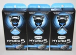 Lot (3) Schick Hydro 5 Sense Hydrate Razor Handle Refill Cartridge Shock Absorb. Fixed Price $25.99.