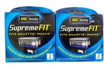 Supreme Fit Gillette MACH3 Razor Blades 2 Boxes Total 4 Cartridges New Sealed. Fixed Price $15.12.