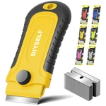 Diyself Razor Blade Scraper With 15 Pack, Yellow. Fixed Price $11.87.