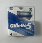Gillette 5 Men's Razor Blade Refills 4 Count - New. Fixed Price $9.99.