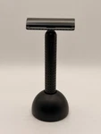 Tatara Masamune Nodachi Safety Razor Stainless Steel Dark With Matching Stand. Fixed Price $185.00.