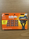 Gillette Fusion 5 Razor Blades - 12 Cartridges. Fixed Price $24.00.