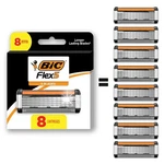Bic Flex 5 Refillable Razors For Men, Long-lasting 8 Count (pack Of 1), Black. Fixed Price $16.17.