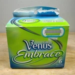Gillette Venus Embrace Razor Refill Cartridges 6PC 5-BLADE New Old Stock Nos. Fixed Price $19.88.