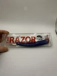 Johnny B. Blue Handle Straight Collectible Barber Shaving Tool Razor.. Fixed Price $13.91.
