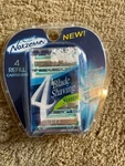 Noxzema 4 Blade Shaving System Cartridges Refills Total. Fixed Price $8.99.