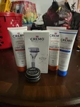 Cremo Heritage Black Shave Kit Razor, Refills, Cream Balm Plus More. Fixed Price $35.00.