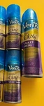 Lot Of 3 Gillette Venus Olay Violet Swirl Shave Gels (1) 7OZ & (2) 2.5 Cans. Fixed Price $24.99.