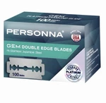 Personna Platinum Diamond Glide Coated Gem Double 100 Blades Made Usa. Fixed Price $25.50.