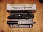 Rite Edge Survival Knife 6.75" Stainless Steel Blade Aluminum Handle 210681BK. Fixed Price $20.49.