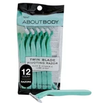 Kai About Face Twin Blade Disposable Razors 12CT Women Pivoting Head Aloe. Fixed Price $8.40.
