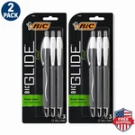 Bic Glide Exact 0.7MM Ballpoint Pens Black Ink Smooth 2 Pack 19655. Fixed Price $19.97.