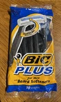 Vintage 1999 Bic Plus Men Beard Softeners Shavers Pack 10 - New Nos. Fixed Price $19.98.