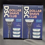 Dollar Shave Club All-terrain Shaving 2 Handle 8 Cartridges 4 Blade. Fixed Price $13.53.