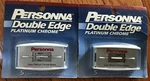Vintage Personna Double Edge Super Platinum Chrome 10 Blades For Razors Pkg. Fixed Price $33.16.