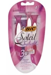 Bic Soleil Twilight Razors, Lavender Scented Handles, Lub STRIPS,3 Blades, Qty 4. Fixed Price $15.95.