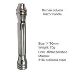 Dscosmetic Roman Column 316 Stainless Steel Cnc Replacement Safety Razor Handle. Fixed Price $39.95.