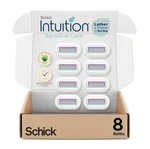 Schick Intuition Refill, Razor Blades With Organic 8 Count (pack Of 1), White. Fixed Price $29.59.