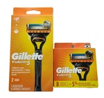 Gillette Fusion 5 Includes Razor And 10 Cartridges New Box. Fixed Price $32.00.