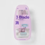Sensitive Skin Women's 3-BLADE Disposable Body Razors 3CT Up&up. Fixed Price $13.00.