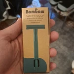 Bambaw Double Edge Safety Razor With 5 Blades, Single. Fixed Price $29.99.