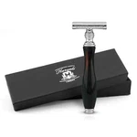 Luxury Double Edge Safety Razor For And Women Ergonomic, Resin, Red & Black. Fixed Price $19.99.