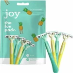 Joy Disposable Razors For Women, Fun Pack, 4. Fixed Price $21.99.