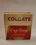 Colgate Cup Soap Vintage Shaving W/ Box Rare Advertising Collectible. Fixed Price $18.00.